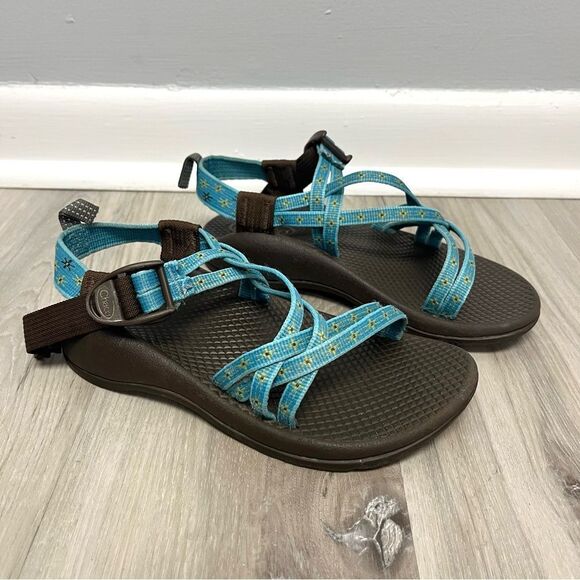 Chaco Other - Chaco Sandals Girls 2 Z/1 Blue Double Strap Outdoor